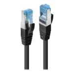 Lindy S/FTP Cat.6a (Gigabit) Καλώδιο Δικτύου Ethernet 2m Μαύρο 47179