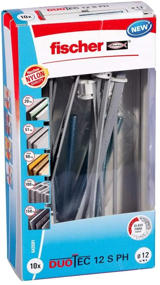 20230621132249_fischer_oupa_plastiko_542591.jpeg fischer Ούπα Πλαστικό 6x70mm 12τμχ 542591 - Image 1