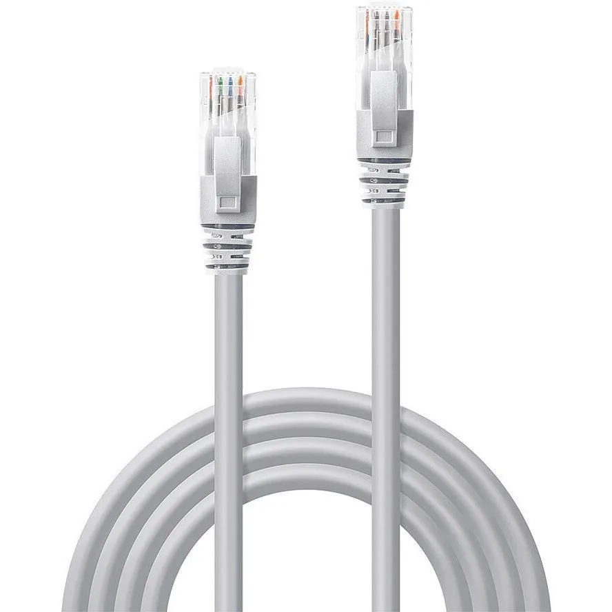 Lindy U/UTP Cat.6 (Gigabit) Καλώδιο Δικτύου Ethernet 1m Γκρι 48002 - Image 1