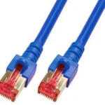 EFB S/FTP Cat.6 (Gigabit) Καλώδιο Δικτύου Ethernet 1m Μπλε K5513.1