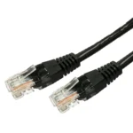 Tb Energy U/UTP Cat.6a (Gigabit) Καλώδιο Δικτύου Ethernet 2m Μαύρο AKTBXKS6AUP200B