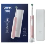 Oral-B Pro Series 1 Ηλεκτρική Οδοντόβουρτσα με Χρονομετρητή, Αισθητήρα Πίεσης και Θήκη Ταξιδίου Ροζ