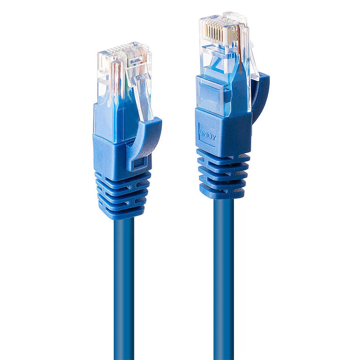 Lindy U/UTP Cat.6 (Gigabit) Καλώδιο Δικτύου Ethernet 0.5m Μπλε 48016 - Image 1