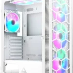Montech X3 Glass Gaming Midi Tower Κουτί Υπολογιστή με Πλαϊνό Παράθυρο και RGB Φωτισμό Λευκό