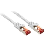 Lindy S/FTP Cat.6 (Gigabit) Καλώδιο Δικτύου Ethernet 0.5m Λευκό 47381
