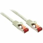 Lindy S/FTP Cat.6 (Gigabit) Καλώδιο Δικτύου Ethernet 3m Γκρι 47345