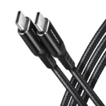 Axagon Braided USB 3.2 Cable USB-C male - USB-C 60W PD Μαύρο 3m BUCM3-CM30AB