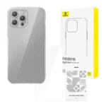 Baseus Back Cover Tempered Glass 0.9mm Διάφανο (iPhone 15 Pro) P60115400201-02