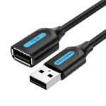 Vention USB 2.0 Cable USB-A male - USB-A female Μαύρο 1m CBIBF