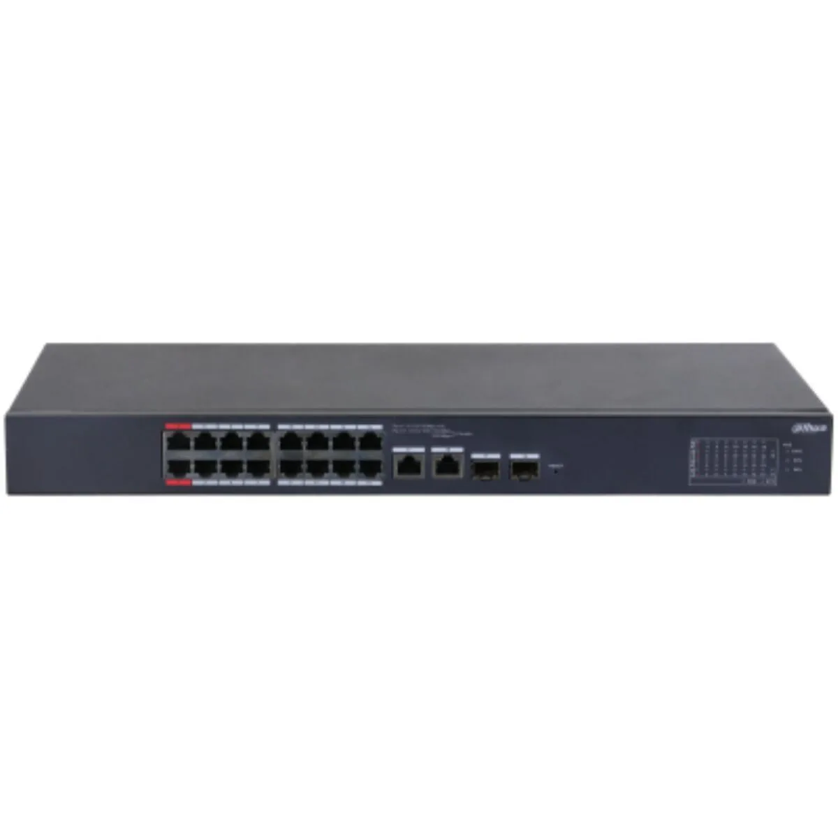 20240116160935_dahua_cs4218_16et_190_unmanaged_l2_poe_switch_me_16_thyres_ethernet_kai_2_sfp_thyres.jpeg Dahua CS4218-16ET-190 Unmanaged L2 PoE++ Switch με 16 Θύρες Ethernet και 2 SFP Θύρες - Image 1