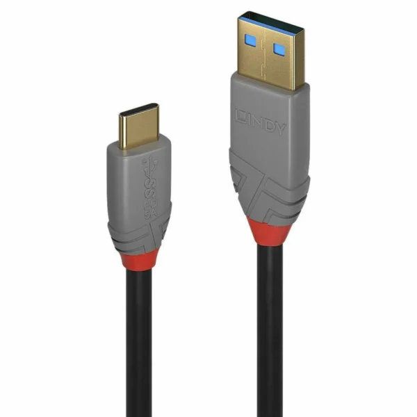 Lindy USB 2.0 Cable USB-C male - USB-A PD Μαύρο 1m 36911