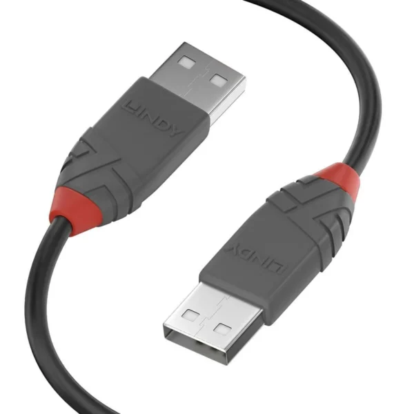 Lindy Regular USB 2.0 to micro USB Cable Μαύρο 2m (36693)