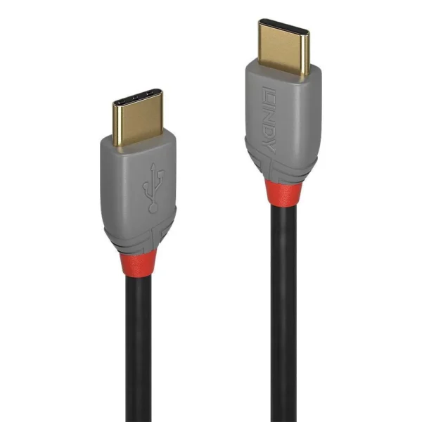 Lindy USB 2.0 Cable USB-C male - USB-C Μαύρο 0.5m 36870