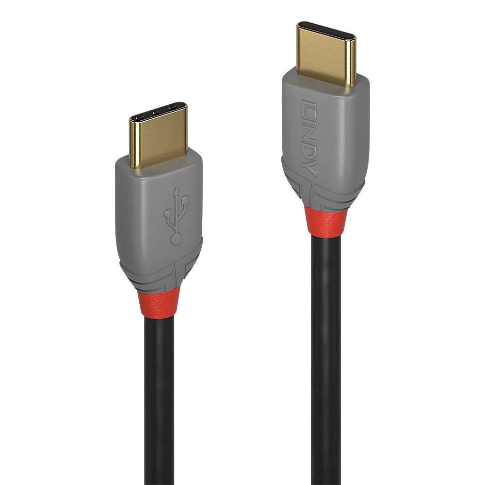 Lindy USB 2.0 Cable USB-C male - USB-C Μαύρο 0.5m 36870 - Image 1
