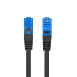Lanberg S/FTP Cat.6a (Gigabit) Καλώδιο Δικτύου Ethernet 0.5m Μαύρο PCF6A-10CC-0050-BK