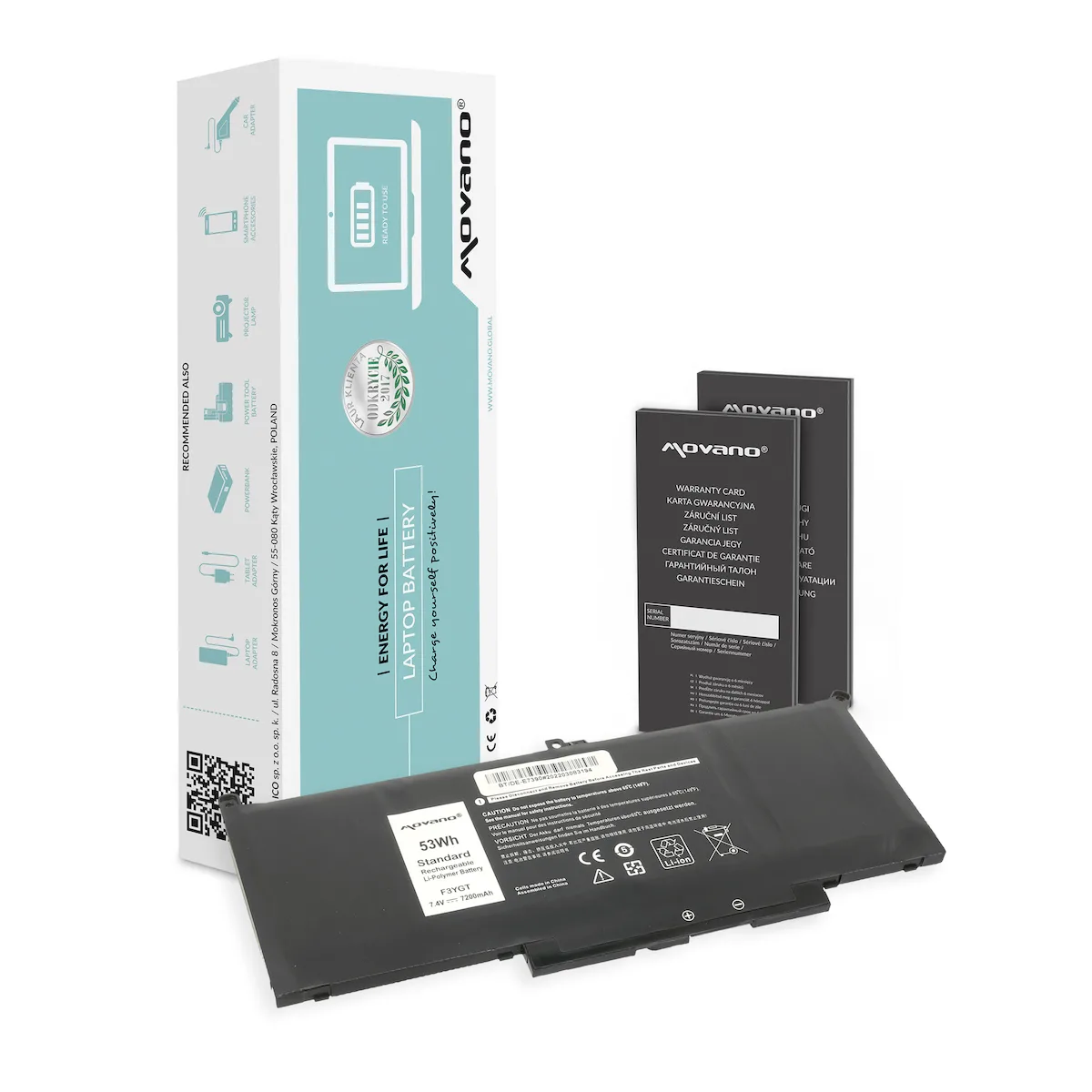 20240131163709_dell_symvati_mpataria_gia_dell_latitude_dell_latitude_7390_dell_latitude_7490_me_5800mah_bt_de_e7390.jpeg Συμβατή Μπαταρία για Dell Latitude Dell Latitude 7390, Dell Latitude 7490. με 5800mAh BT/DE-E7390 - Image 1