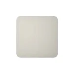 Ajax Systems Solobutton 2-gang Μετώπη Διακόπτη Φωτισμού σε Μπεζ Χρώμα 1211-0187