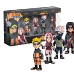 Naruto Shippuden - Naruto, Kakashi, Itachi, .. - Pack 4 Fig. Minix 7cm