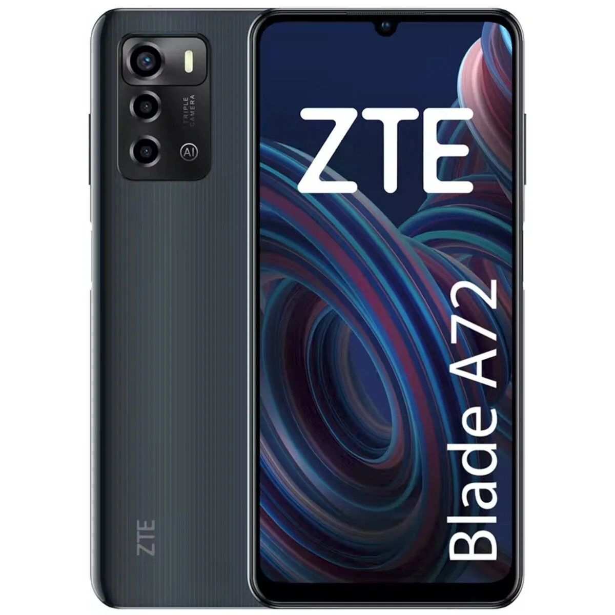 20240329163502_zte_blade_a72_dual_sim_3gb_64gb_space_gray.jpeg ZTE Blade A72 Dual SIM (3/64GB) Space Gray - Image 1