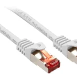 Lindy S/FTP Cat.6 (Gigabit) Καλώδιο Δικτύου Ethernet 0.3m Λευκό 47380