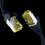 EFB S/FTP Cat.6a (Gigabit) Καλώδιο Δικτύου Ethernet 0.15m Μαύρο EC020200031