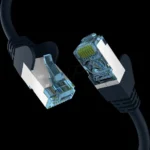 EFB U/UTP Cat.7 (10Gbps) Καλώδιο Δικτύου Ethernet 0.25m Μαύρο EC020200148
