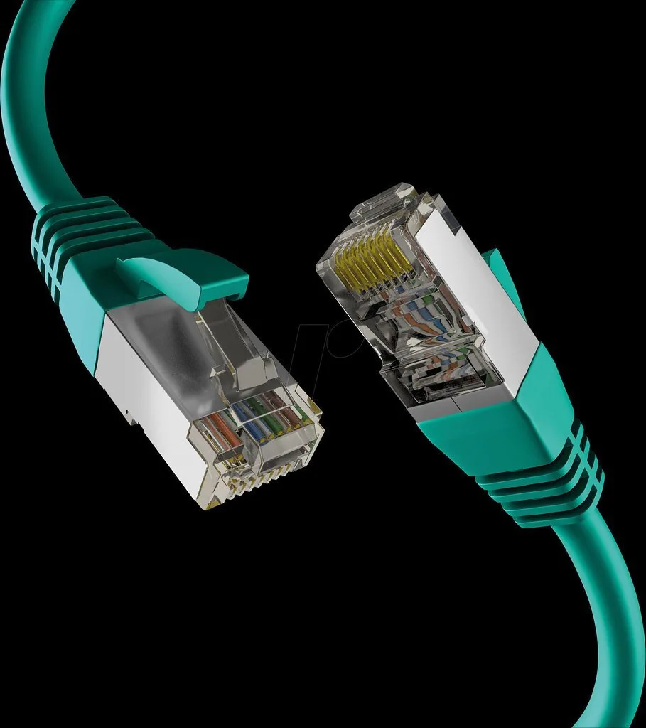 EFB S/FTP Cat.8.1 Καλώδιο Δικτύου Ethernet 1m Πράσινο EC020200268 - Image 1