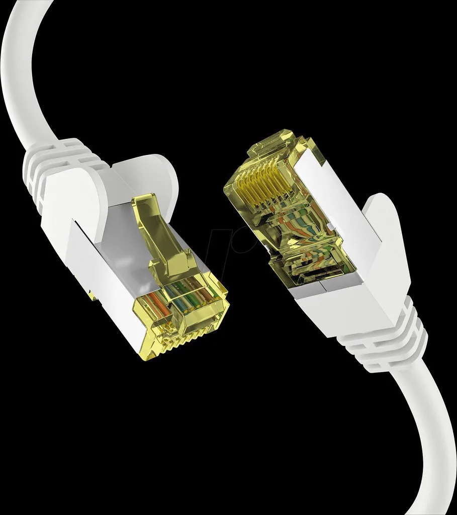 EFB S/FTP Cat.6a (Gigabit) Καλώδιο Δικτύου Ethernet 3m Λευκό EC020200022 - Image 1
