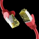 EFB S/FTP Cat.6a (Gigabit) Καλώδιο Δικτύου Ethernet 15m Κόκκινο EC020200056