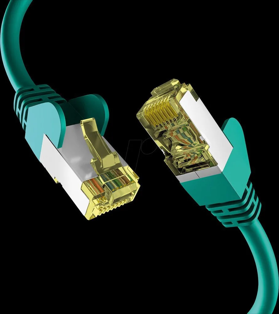 EFB S/FTP Cat.6a (Gigabit) Καλώδιο Δικτύου Ethernet 7.5m Πράσινο EC020200082 - Image 1