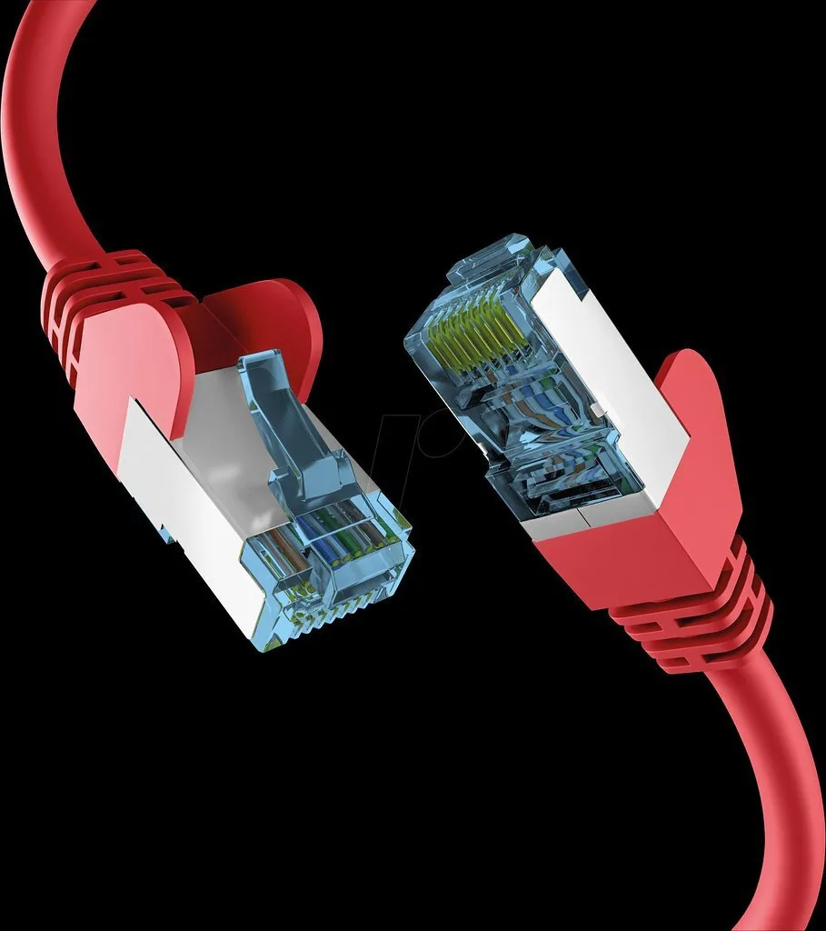 EFB U/UTP Cat.7 (10Gbps) Καλώδιο Δικτύου Ethernet 15m Κόκκινο EC020200172 - Image 1