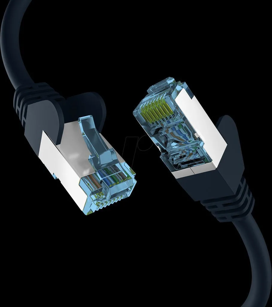 EFB U/UTP Cat.7 (10Gbps) Καλώδιο Δικτύου Ethernet 10m Μαύρο EC020200156 - Image 1