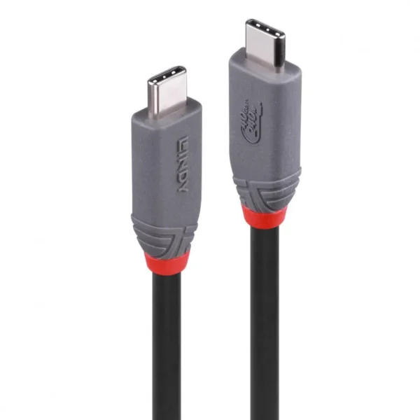 Lindy USB 2.0 Cable USB-C male - USB-C 240W PD Μαύρο 0.8m