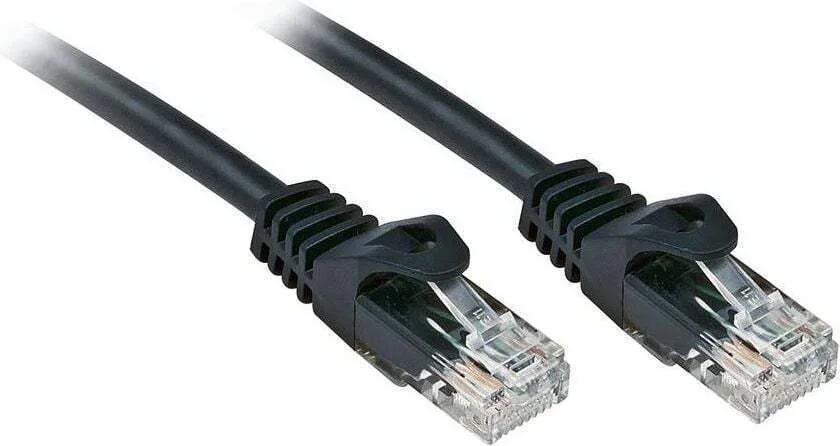 Lindy U/UTP Cat.6 (Gigabit) Καλώδιο Δικτύου Ethernet 2m Μαύρο 48193 - Image 1