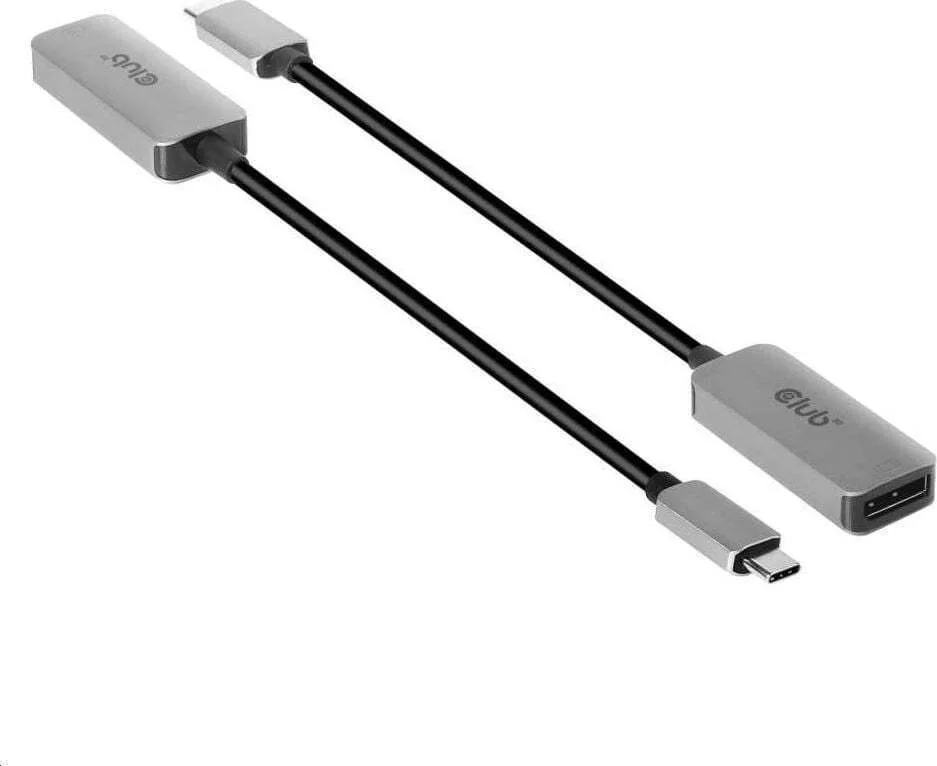 20240410092105_club3d_metatropeas_usb_c_displayport_male_se_usb_c_displayport_female_asimi_1tmch_cac_1567.jpeg Club3D Μετατροπέας USB-C / DisplayPort male σε USB-C / DisplayPort female Ασημί 1τμχ CAC-1567 - Image 1
