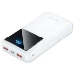 Vention FHLW0 Power Bank 20000mAh 22.5W με 2 Θύρες USB-A και Θύρα USB-C Λευκό