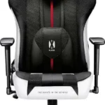 Diablo X-Player 2.0 Normal Size Υφασμάτινη Καρέκλα Gaming με Ρυθμιζόμενα Μπράτσα Μαύρο / Λευκό