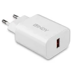 Lindy Φορτιστής Χωρίς Καλώδιο 18W Λευκός (73412)