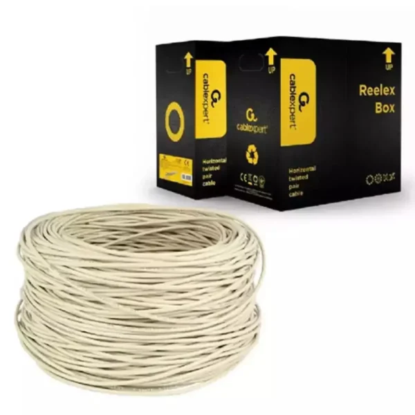 Cablexpert U/UTP Cat.6 (Gigabit) Καλώδιο Δικτύου Ethernet χωρίς ακροδέκτες 305m Γκρι UPC-6004SE-L