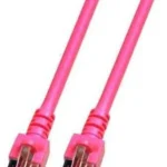 EFB S/FTP Cat.6 (Gigabit) Καλώδιο Δικτύου Ethernet 1.5m Ροζ K5519.1,5