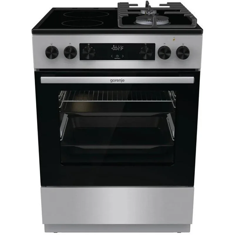 20240731103550_gorenje_gkc6c60xt_kouzina_71lt_me_esties_fysikou_aeriou_reymatos_p60ek_inox.jpeg Gorenje GKC6C60XT Κουζίνα 71lt με Εστίες Φυσικού Αερίου & Ρεύματος Π60εκ. Inox - Image 1