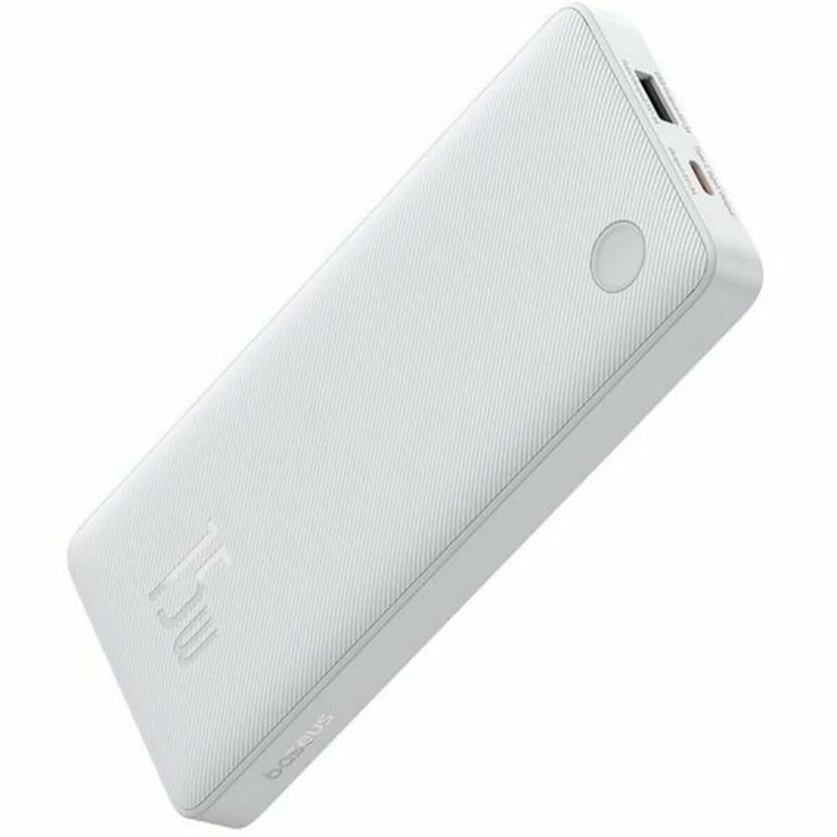 20240731114653_baseus_air_lite_power_bank_10000mah_15w_me_thyra_usb_a_kai_thyra_usb_c_leyko.jpeg Baseus Air Lite Power Bank 10000mAh 15W με Θύρα USB-A και Θύρα USB-C Λευκό - Image 1