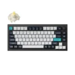 Keychron Q1 MAX Q1M-M4 Ασύρματο Gaming Μηχανικό Πληκτρολόγιο 75% με Gateron Jupiter Banana διακόπτες και RGB φωτισμό (Αγγλικό US)