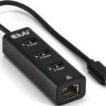 Club3D Hub 3 Θυρών USB 2.0 με σύνδεση USB-C / Ethernet CSV-1549