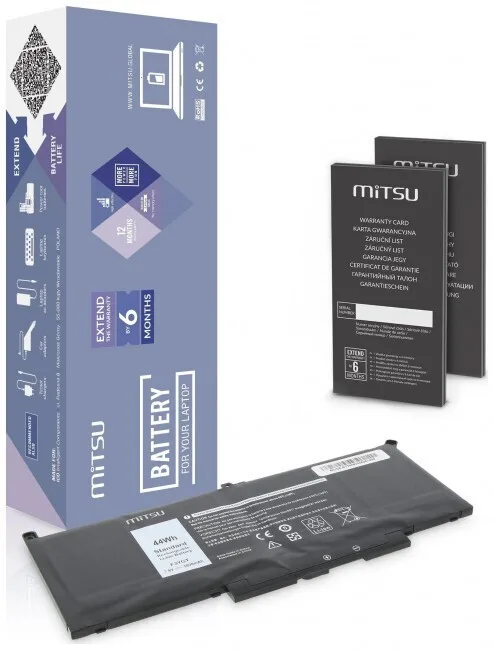 Mitsu Συμβατή Μπαταρία για Dell Latitude Dell Latitude 7390, 7490 με 5800mAh (BC/DE-E7390) - Image 1