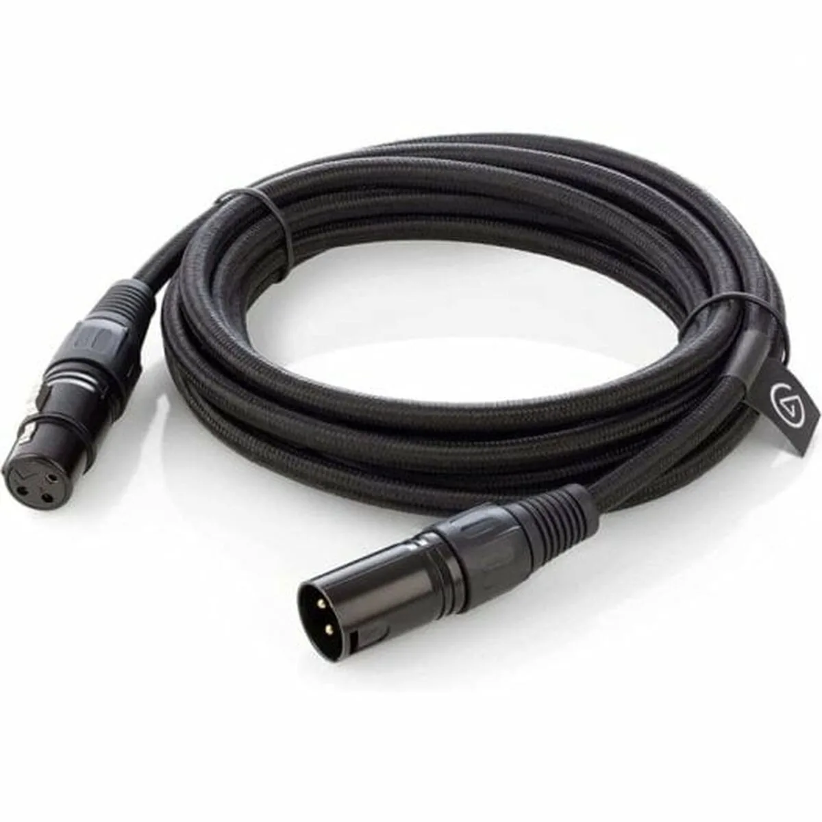 20240809133947_elgato_wave_cable_xlr_male_xlr_female_mayro_0_3m.jpeg Elgato Wave Cable XLR male - XLR female Μαύρο 0.3m - Image 1