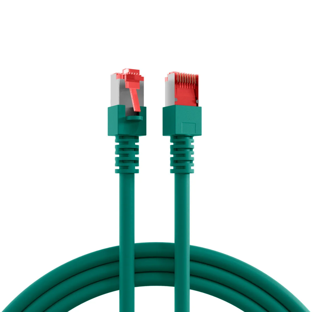 EFB S/FTP Cat.6 (Gigabit) Καλώδιο Δικτύου Ethernet 0.25m Πράσινο K5514.0,25 - Image 1