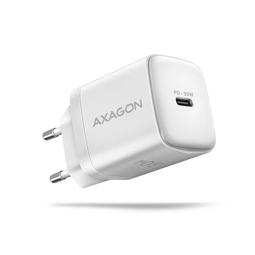 Axagon Φορτιστής Χωρίς Καλώδιο με Θύρα USB-C 30W Power Delivery / Quick Charge 3.0 Λευκός - Image 1