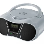 Eltra Φορητό Ηχοσύστημα με CD / USB σε Ασημί Χρώμα