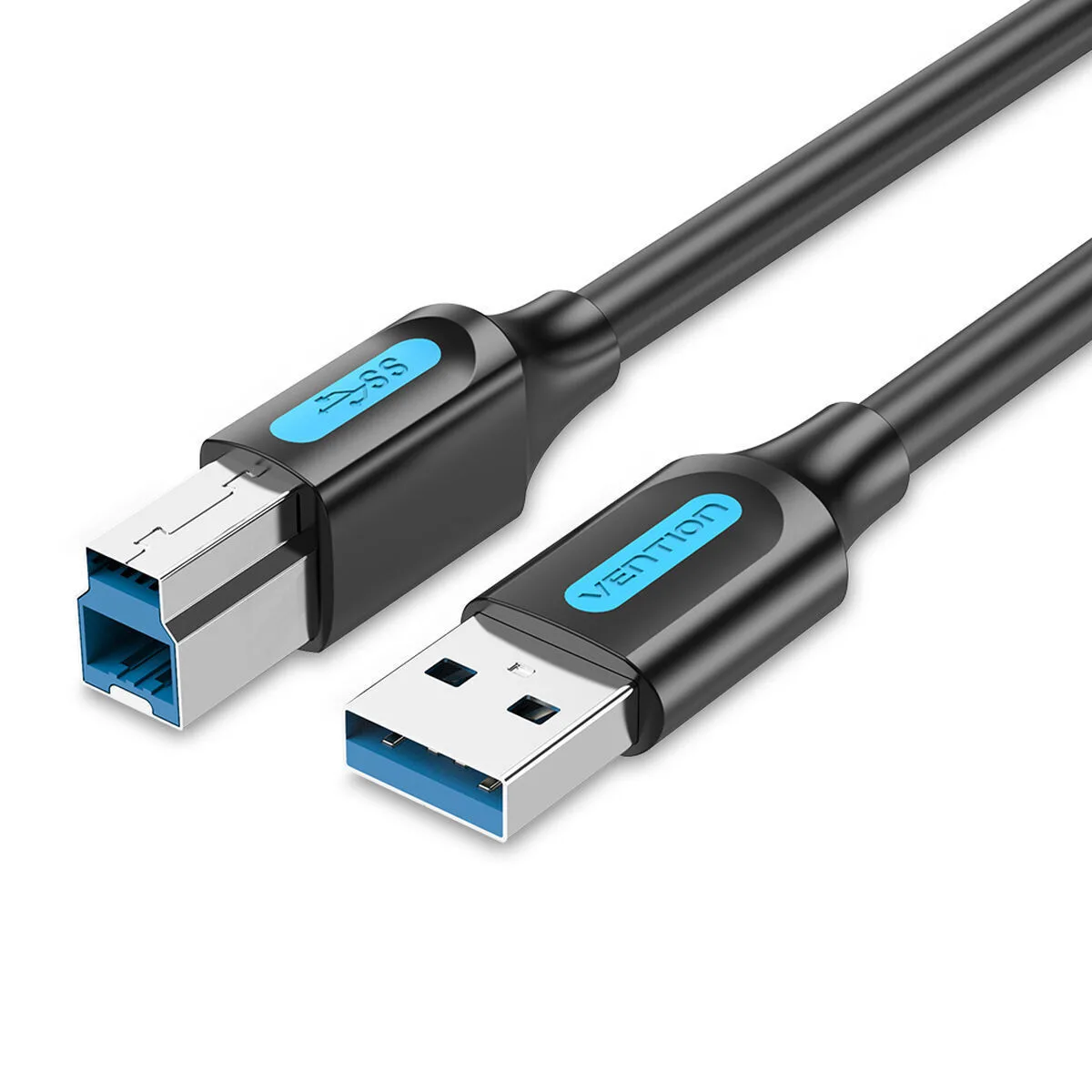 20241002142017_vention_usb_3_0_cable_usb_a_male_usb_b_male_mayro_3m_056532.jpeg Vention USB 3.0 Cable USB-A male - USB-B male Μαύρο 3m COOBI - Image 1